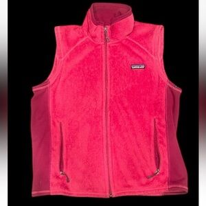 Patagonia Women's R2 Vest Fleece Full Zip Magenta Sz Medium